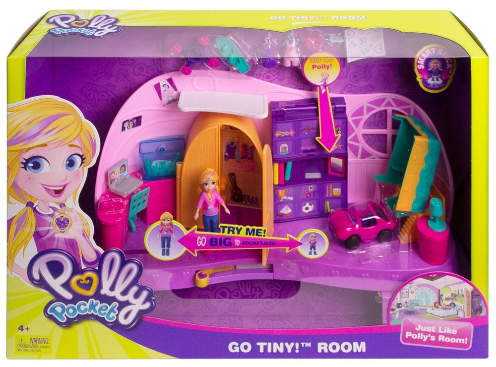 Polly Pocket Go Tiny Room Playset Mattel Toys ToyWiz