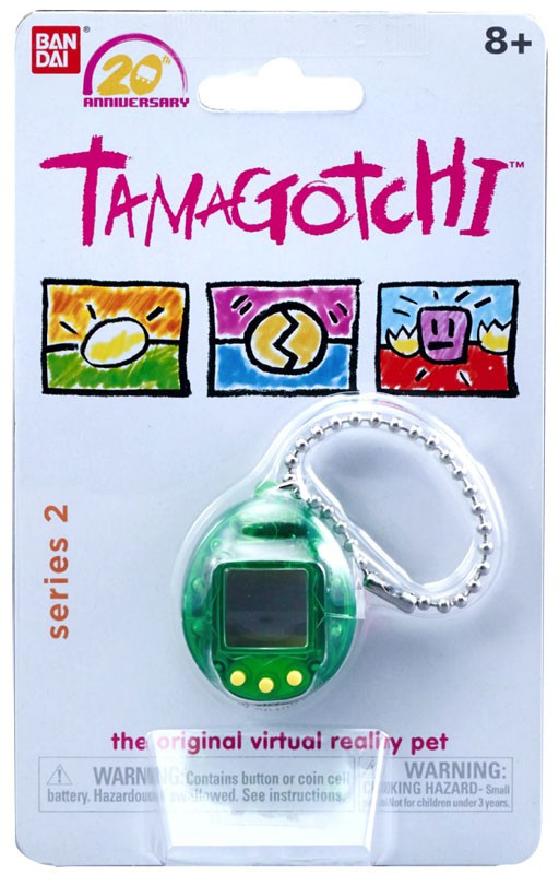 Tamagotchi 20th Anniversary Series 2 Translucent Green 1.5 Virtual