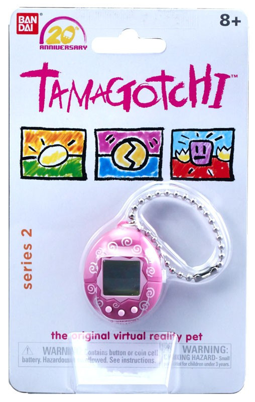 Tamagotchi 20th Anniversary Series 2 Pink 1.5 Virtual Pet Toy