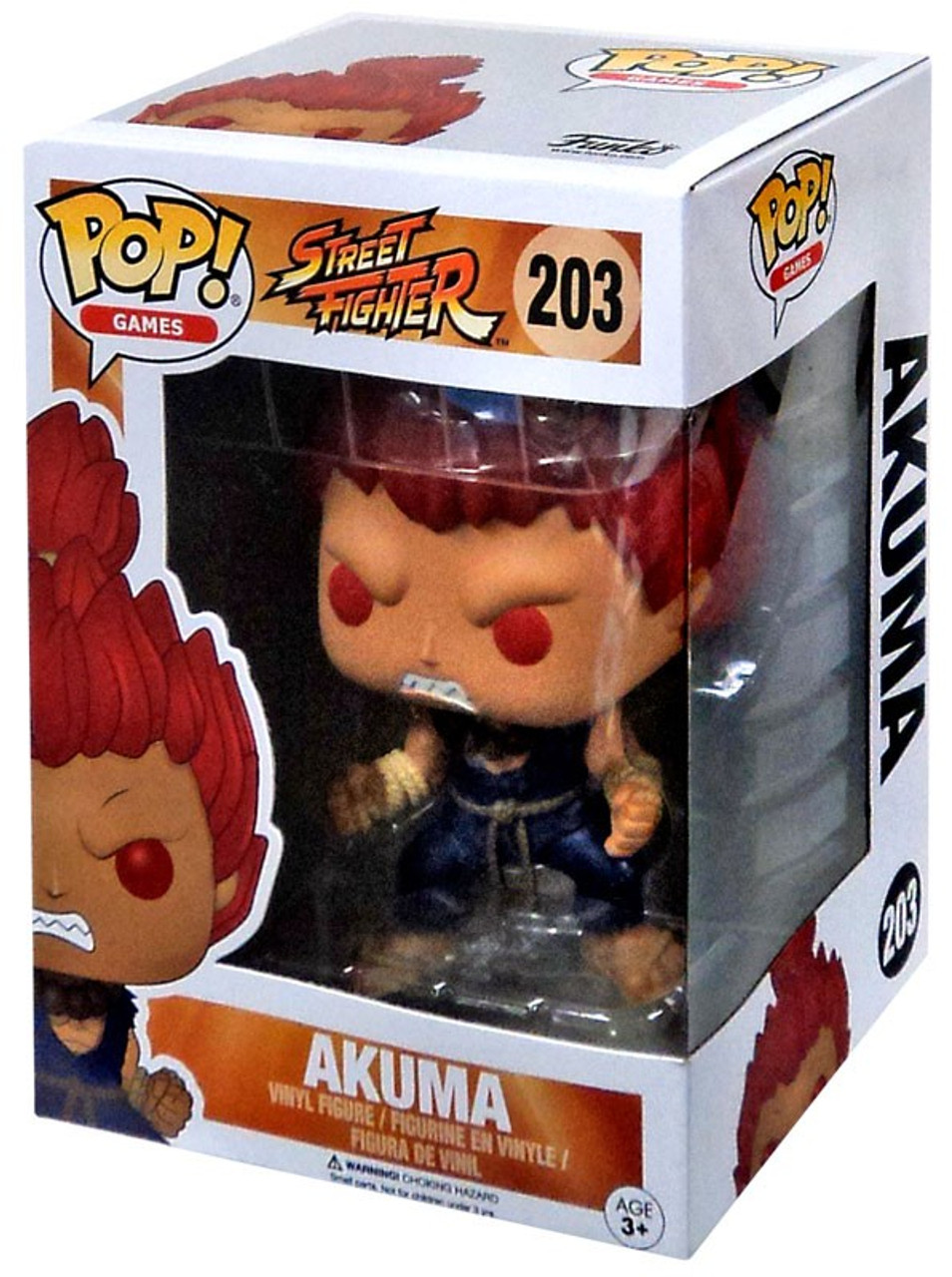 Funko Street Fighter Pop Games Akuma Exclusive Vinyl Figure 203 Damaged Package Toywiz - akuma street fighter custom roblox