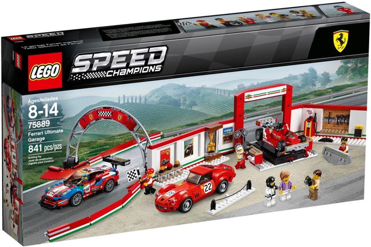 lego ferrari garage set