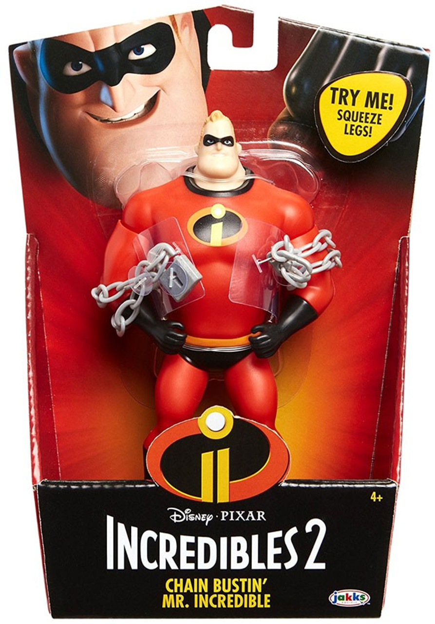 Disney Pixar Incredibles 2 Feature Mr Incredible 6 Action Figure Chain Bustin Jakks Pacific Toywiz - the incredibles 2 mask roblox