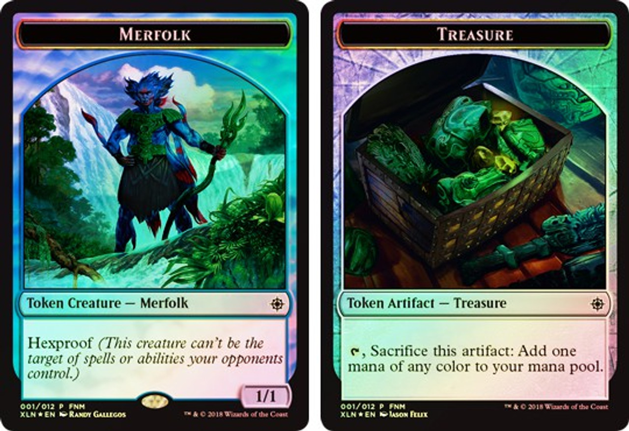 Magic The Gathering Ixalan Single Card Token Merfolk ...