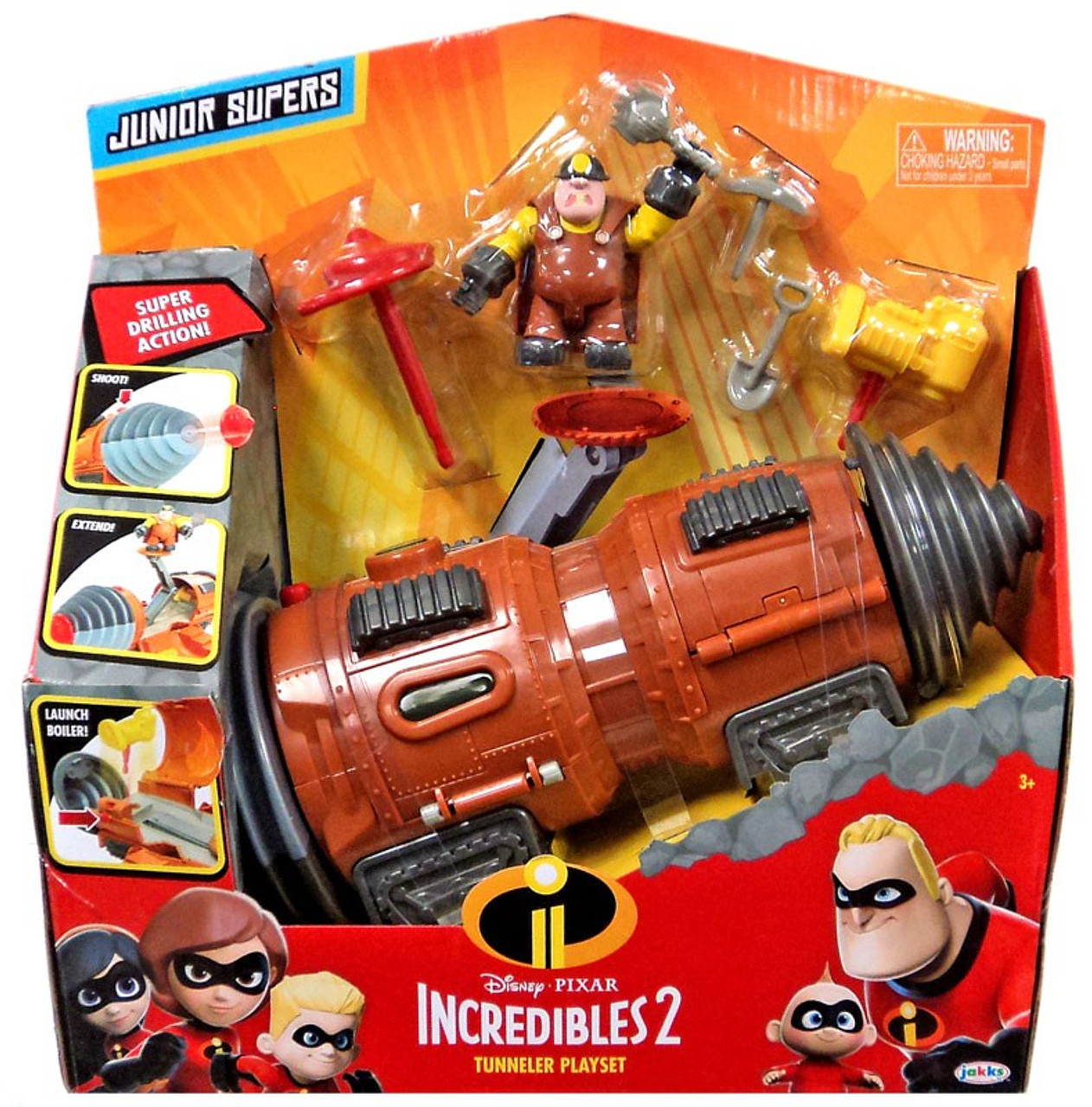 incredibles 2 hydroliner playset