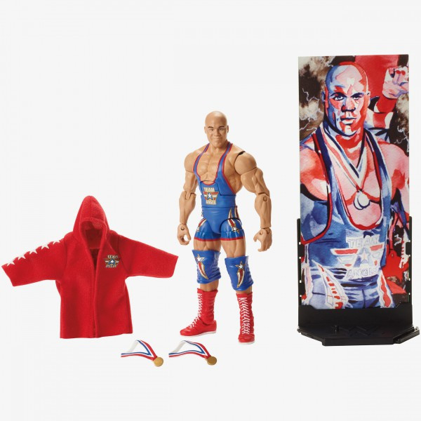 WWE Wrestling Elite Collection Series 59 Kurt Angle 7 Action Figure