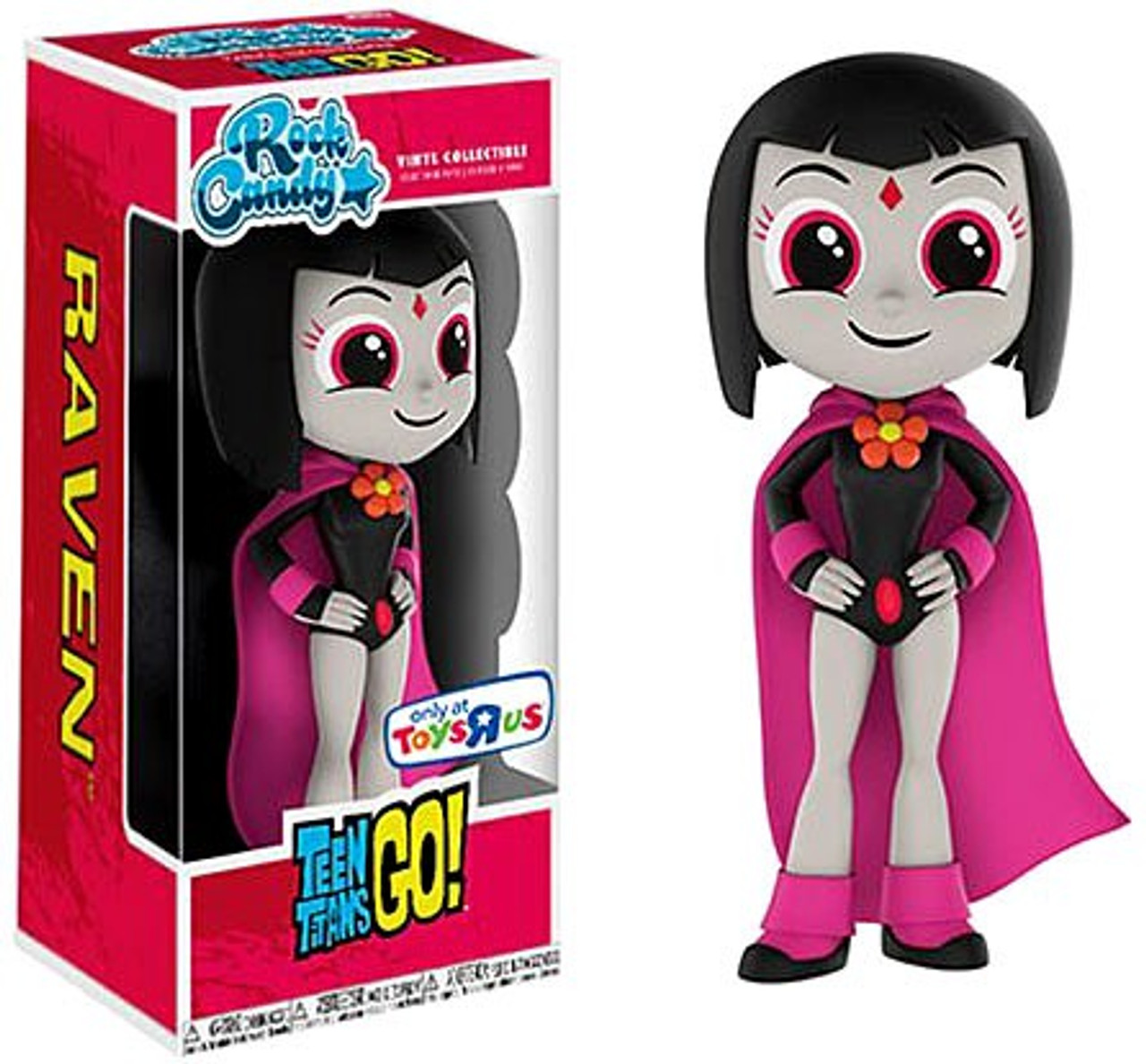 Funko Teen Titans Go Rock Candy Raven Exclusive Vinyl Figure Pink Toywiz - raven teen titans go roblox