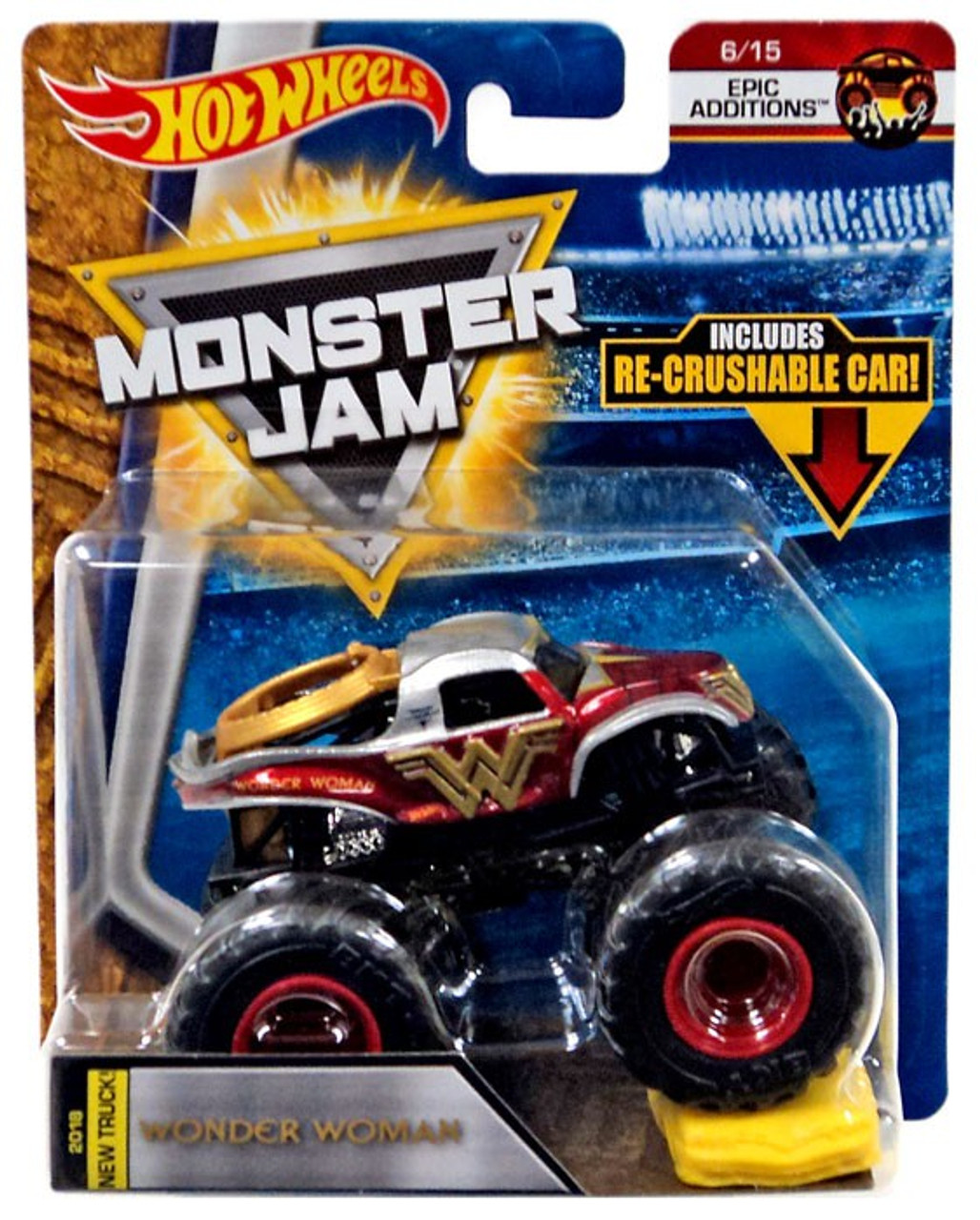 wonder woman monster truck toy