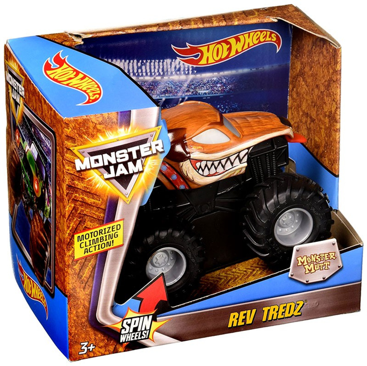 hot wheels monster jam rev tredz