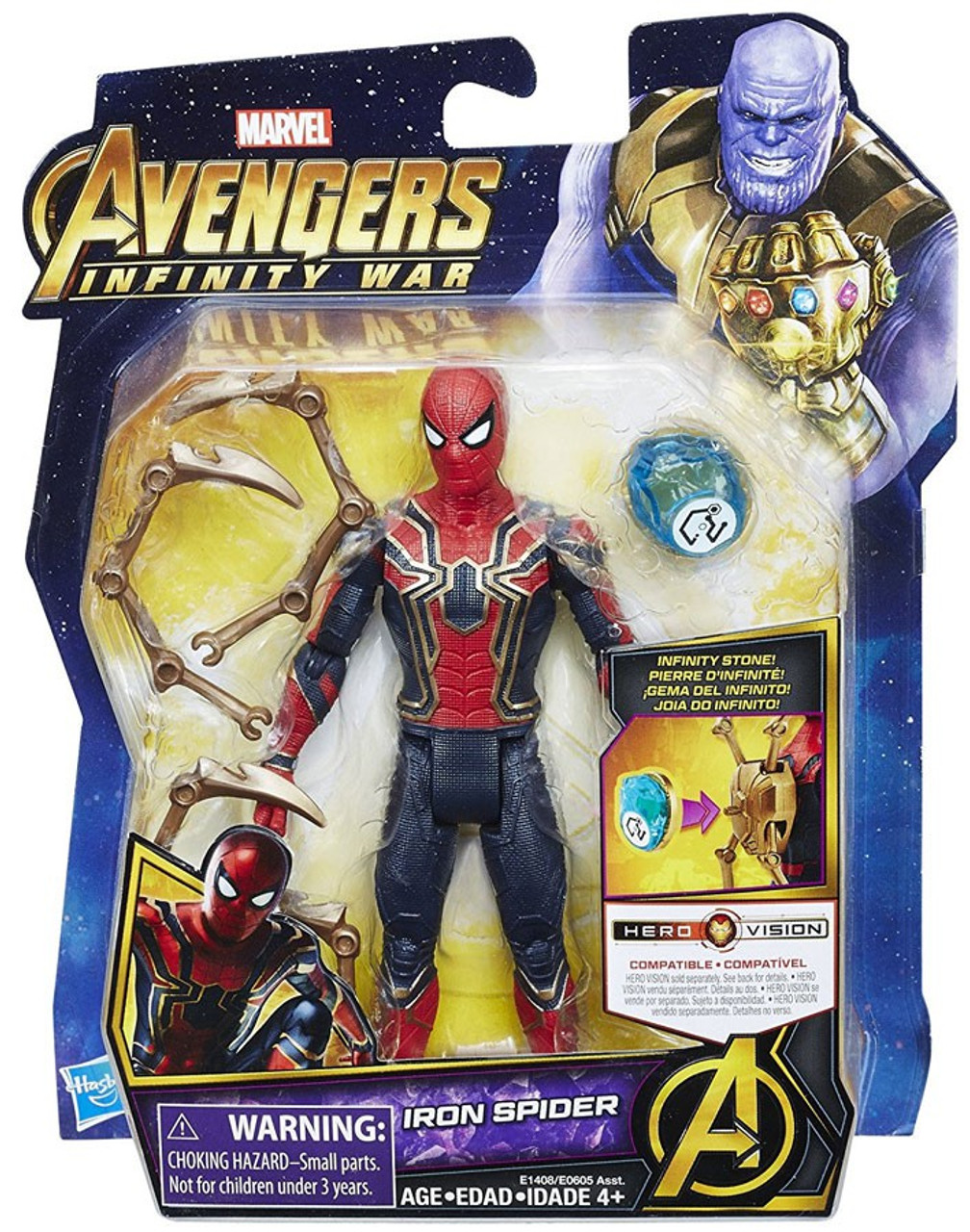 avengers infinity war iron spider toy