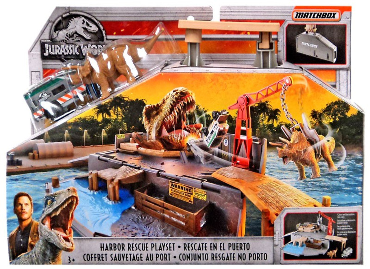 Jurassic World Matchbox Harbor Rescue 