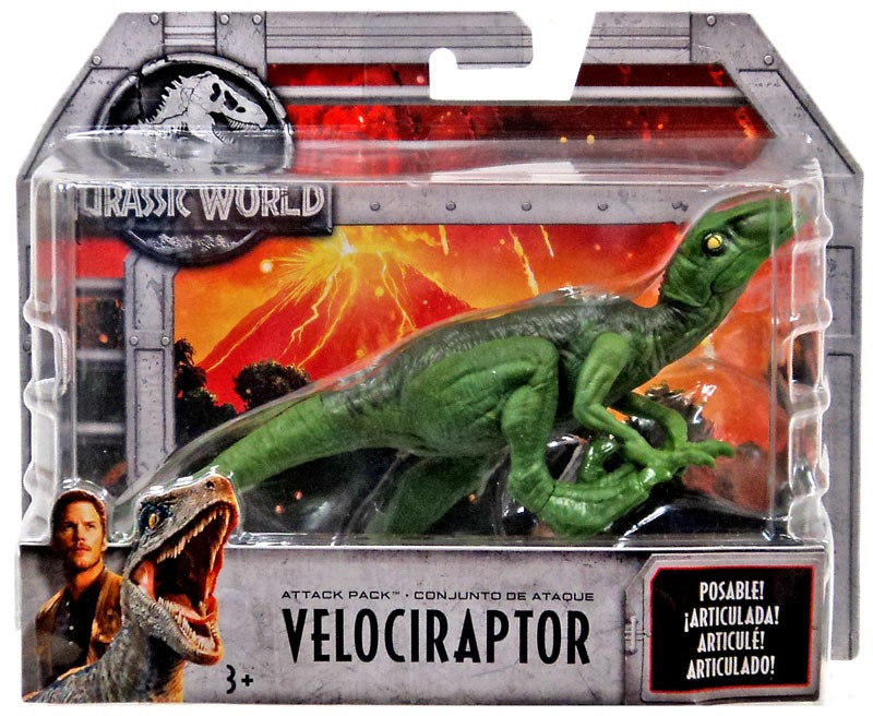 jurassic world attack pack velociraptor
