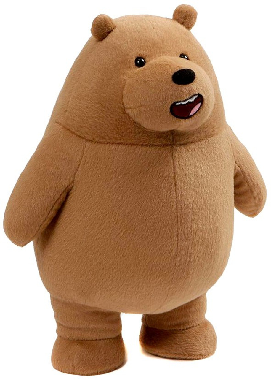 We Bare Bears Grizz 11 Plush Standing Gund Toywiz - bear from roblox plush