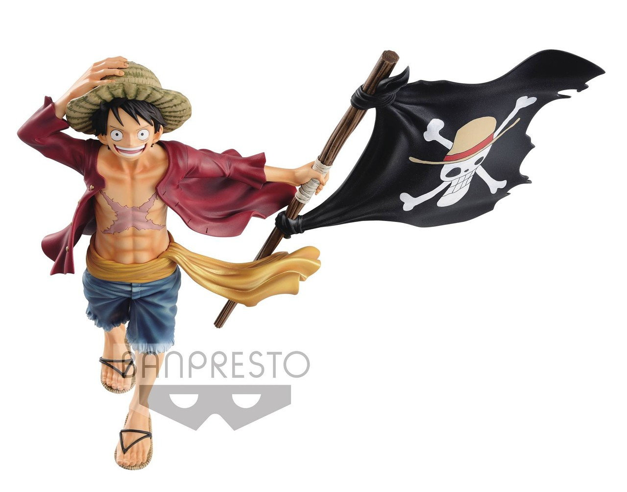 One Piece Monkey D Luffy 8 7 Collectible Pvc Figure One Piece Magazine Vol 3 Banpresto Toywiz - monkey d luffy one piece straw hat flag roblox