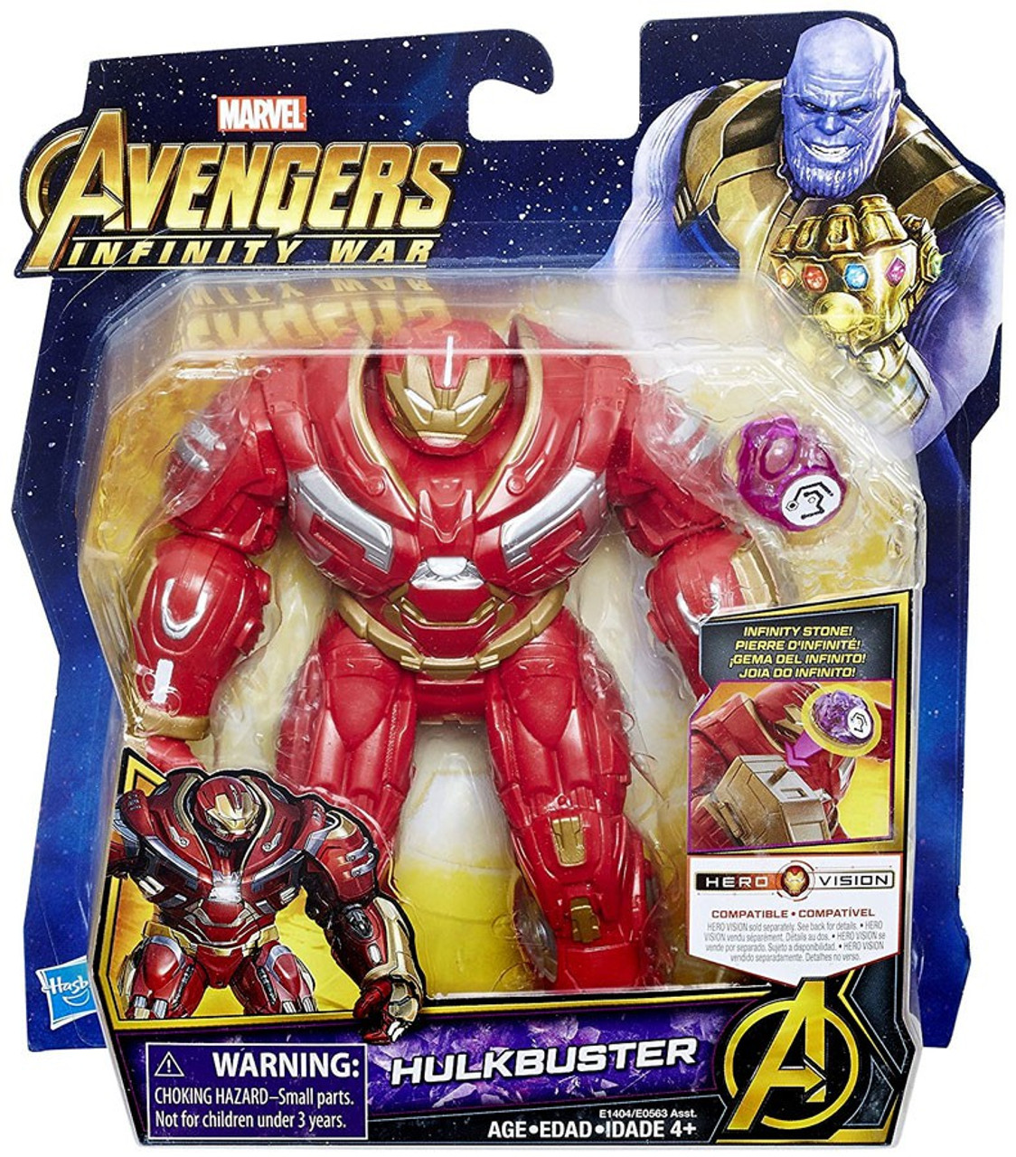 Marvel Avengers Infinity War Hulkbuster Action Figure With Stone Hasbro Toys Toywiz - avengers infinity war becoming thanos in roblox superhero