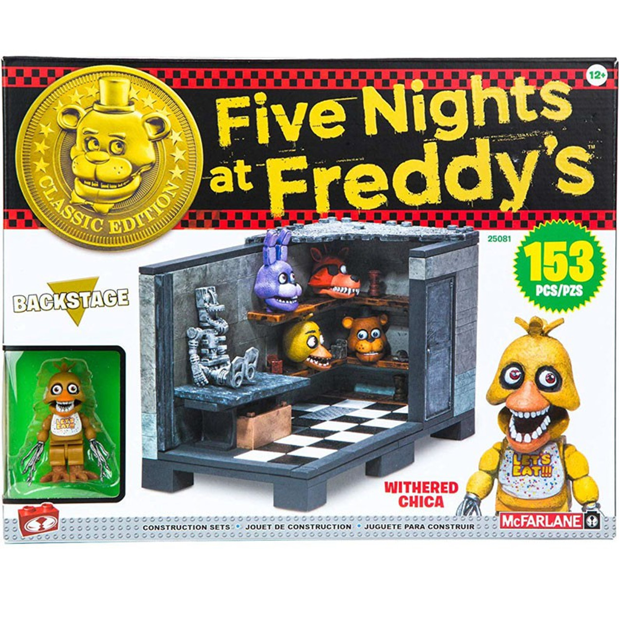 Mcfarlane Toys Five Nights At Freddys Classic Series Backstage Medium Construction Set New Improved Toywiz - fnaf support requested roblox gaiia