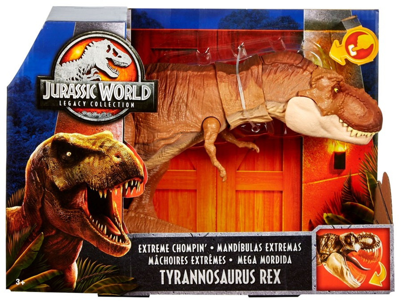 Jurassic World Fallen Kingdom Extreme Chompin Tyrannosaurus Rex Exclusive Action Figure Legacy Collection Mattel Toywiz - roblox fallen kingdom