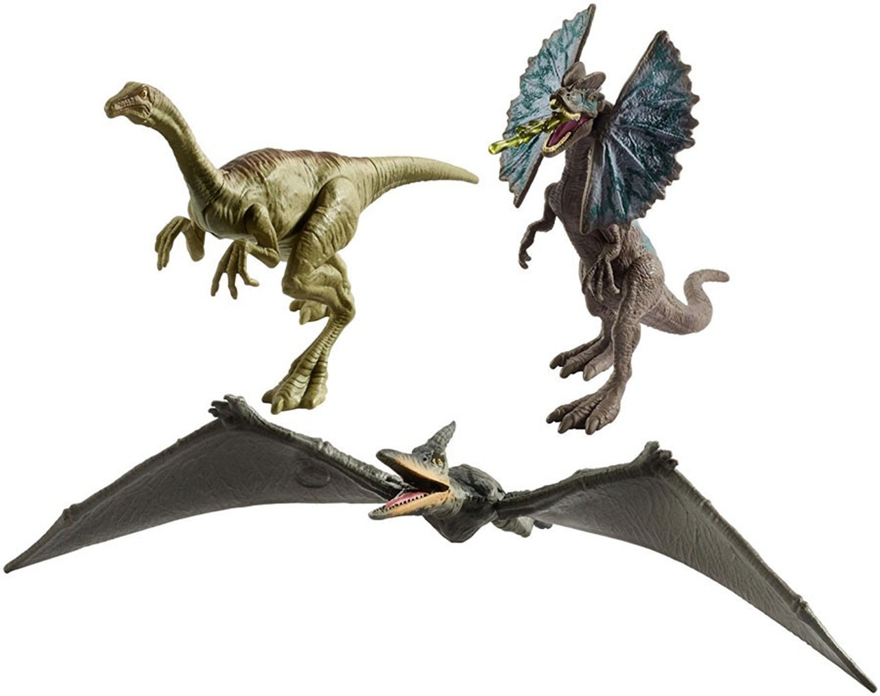 Jurassic World Fallen Kingdom Legacy Collection Pteranodon Dilophosaurus 2 Gallimimus 