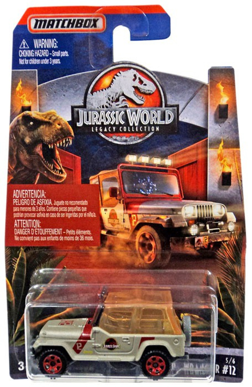 matchbox jurassic jeep