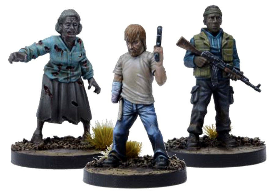 The Walking Dead Board Game - All Out War - Rick On Horse - SEALED