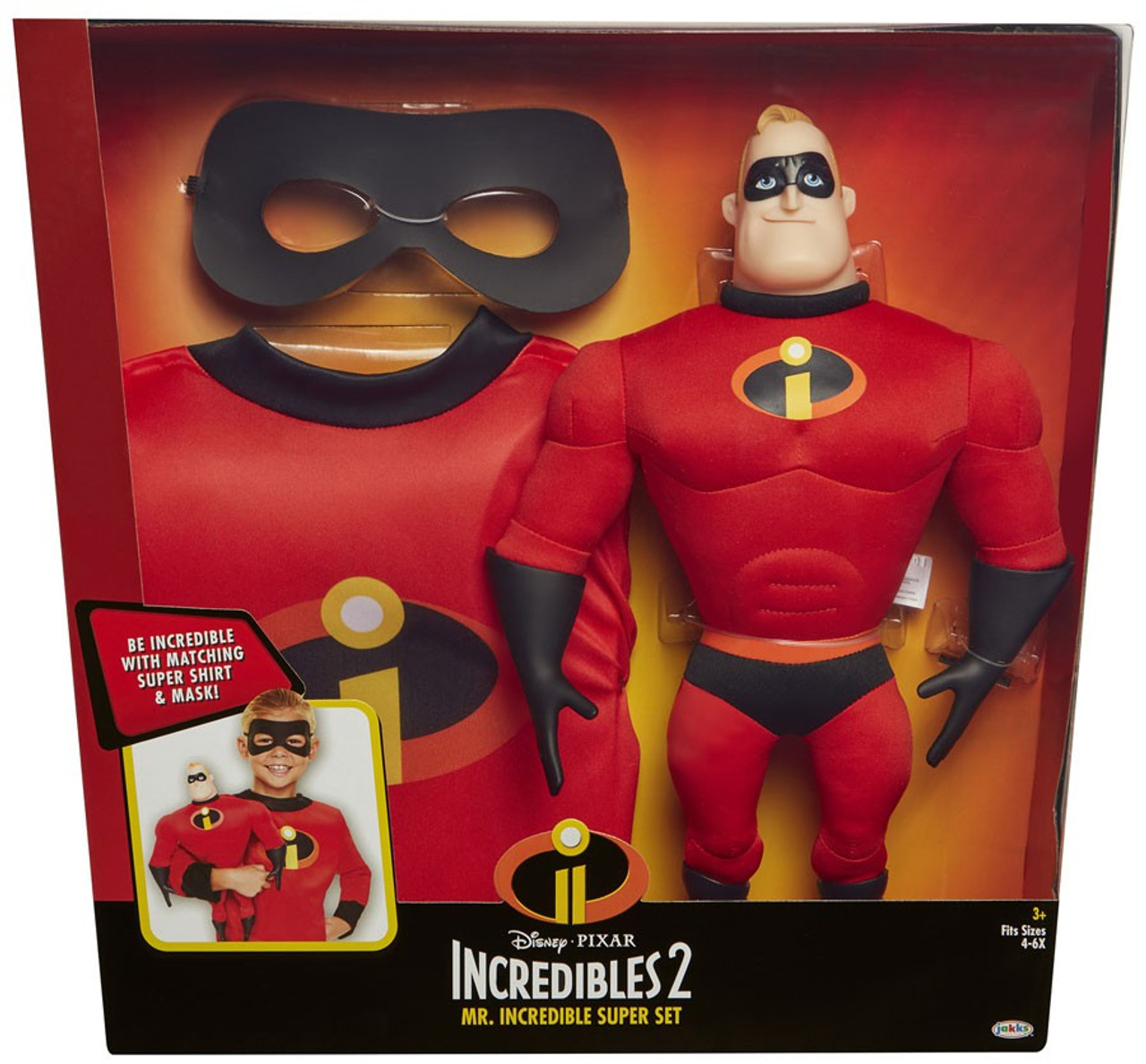 Disney Pixar Incredibles 2 Mr Incredible Super Set Jakks Pacific Toywiz - the incredibles 2 mask roblox