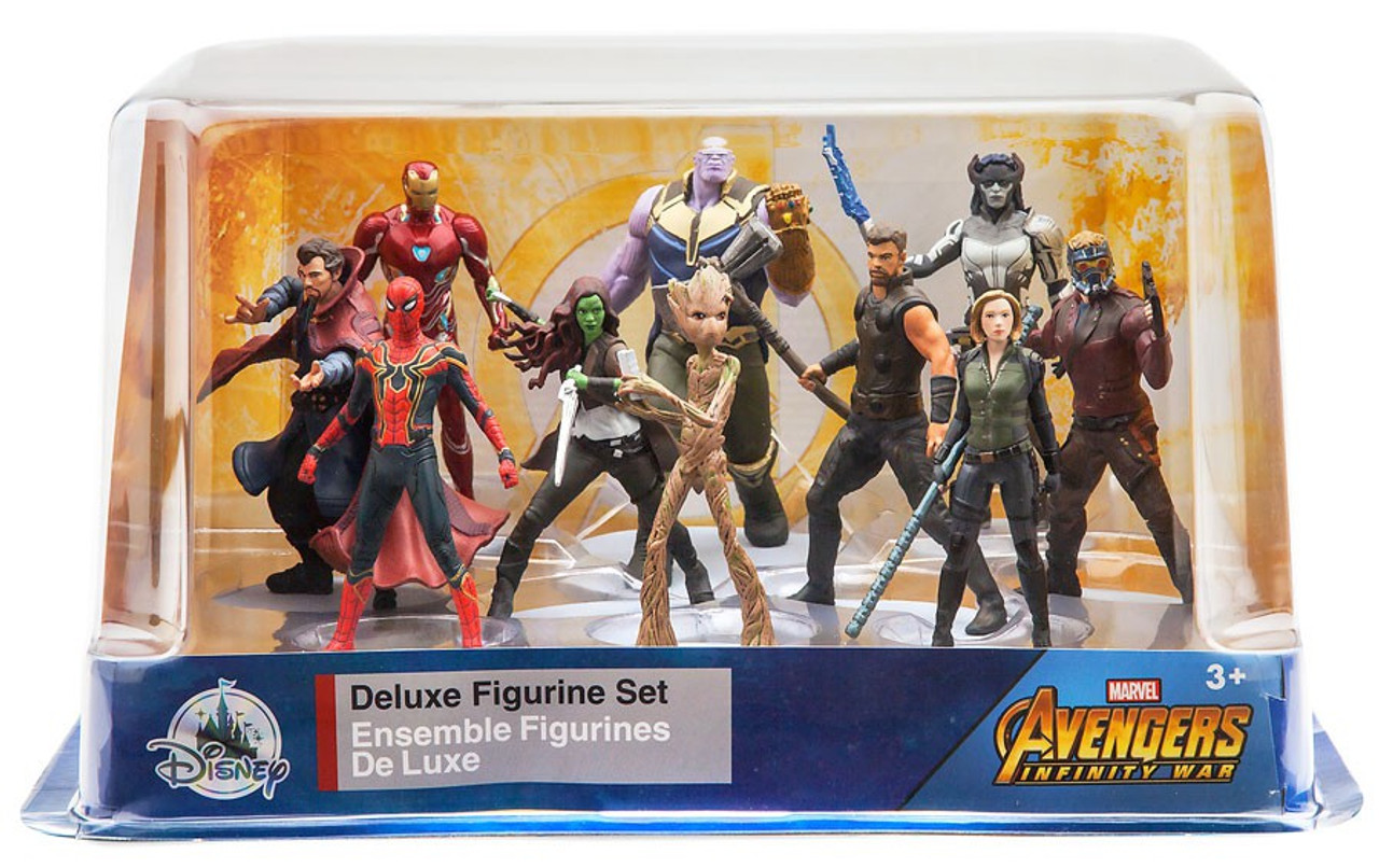disney marvel avengers mega figurine set
