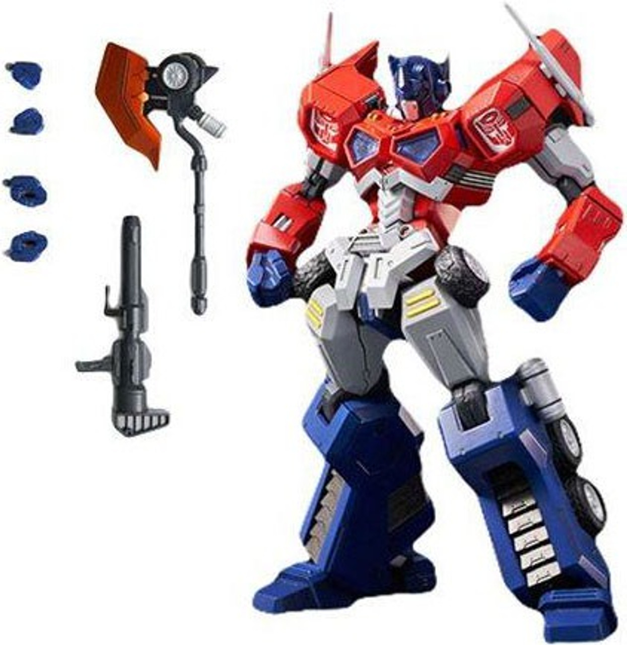 Transformers Furai Optimus Prime 6 1 Model Kit 01 Attack Mode Flame Toys Toywiz