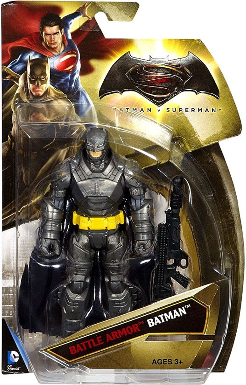 Dc Batman V Superman Dawn Of Justice Battle Armor Batman 6 Action Figure Damaged Package Mattel Toys Toywiz - batman v superman dawn of justice batwing roblox