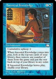 Magic The Gathering Weatherlight Single Card Rare Ancestral