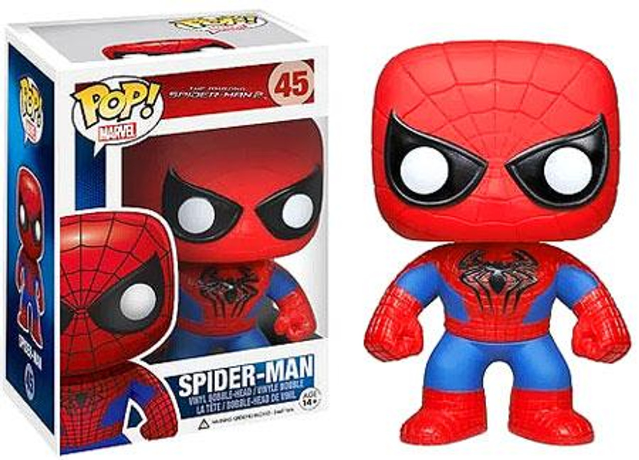 Funko The Amazing Spider Man Pop Marvel Spider Man Vinyl Bobble Head 45 Spider Man 2 Toywiz - spider man head roblox
