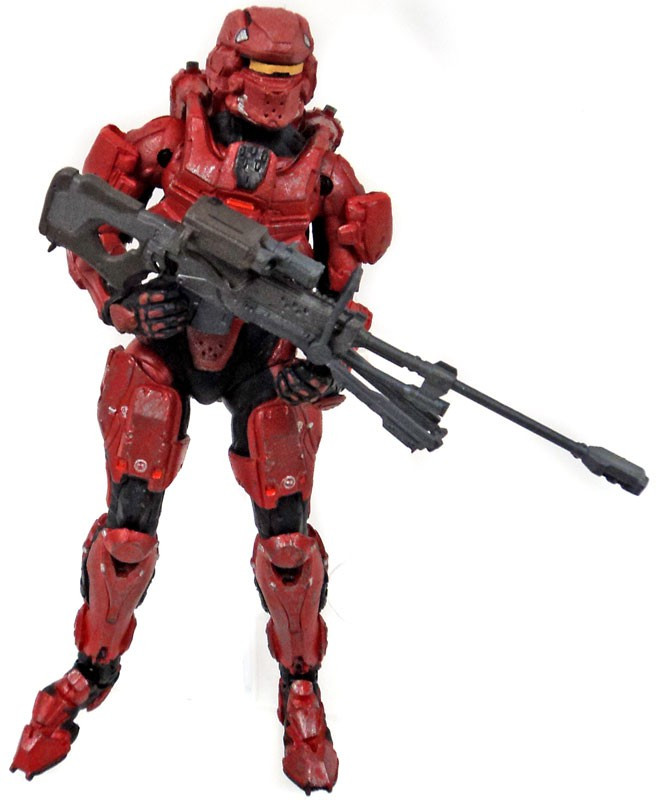 McFarlane Toys Halo 4 Series 1 Spartan Warrior Action Figure Red