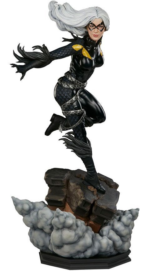 Statue Black Cat Comiquette Sideshow Marvel (1378/1500) - DÉFECTUEUSE Mais Sympa !