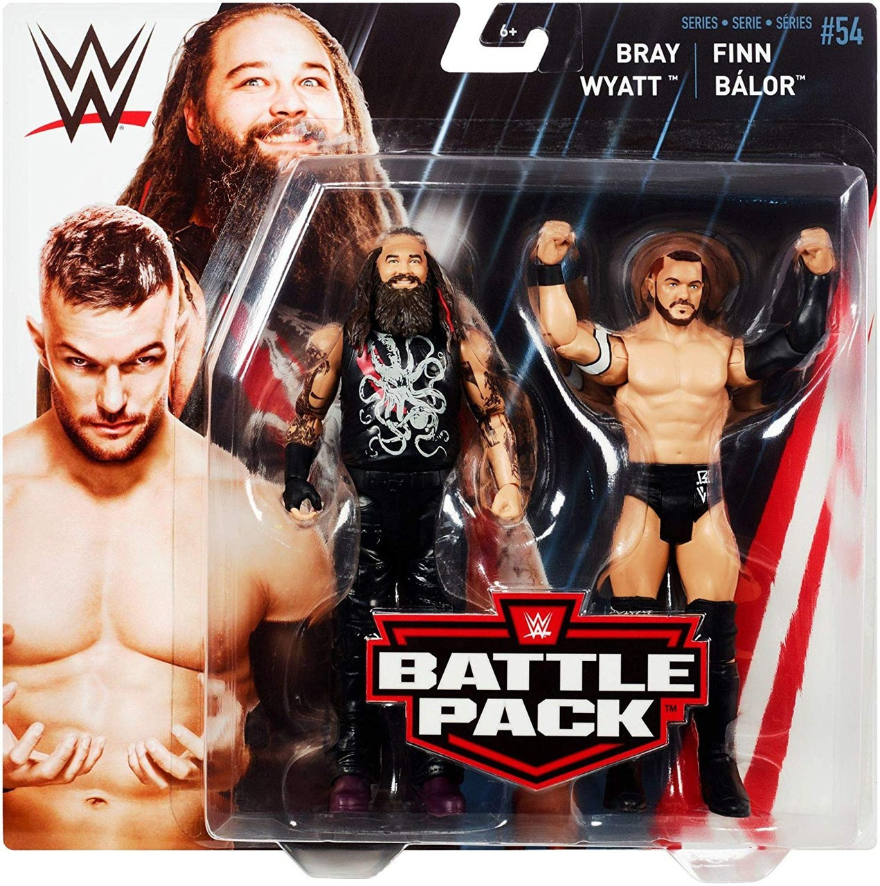 Wwe Wrestling Battle Pack Series 54 Finn Balor Bray Wyatt 6 Action Figure 2 Pack Mattel Toys Toywiz - bray wyatt with mask roblox