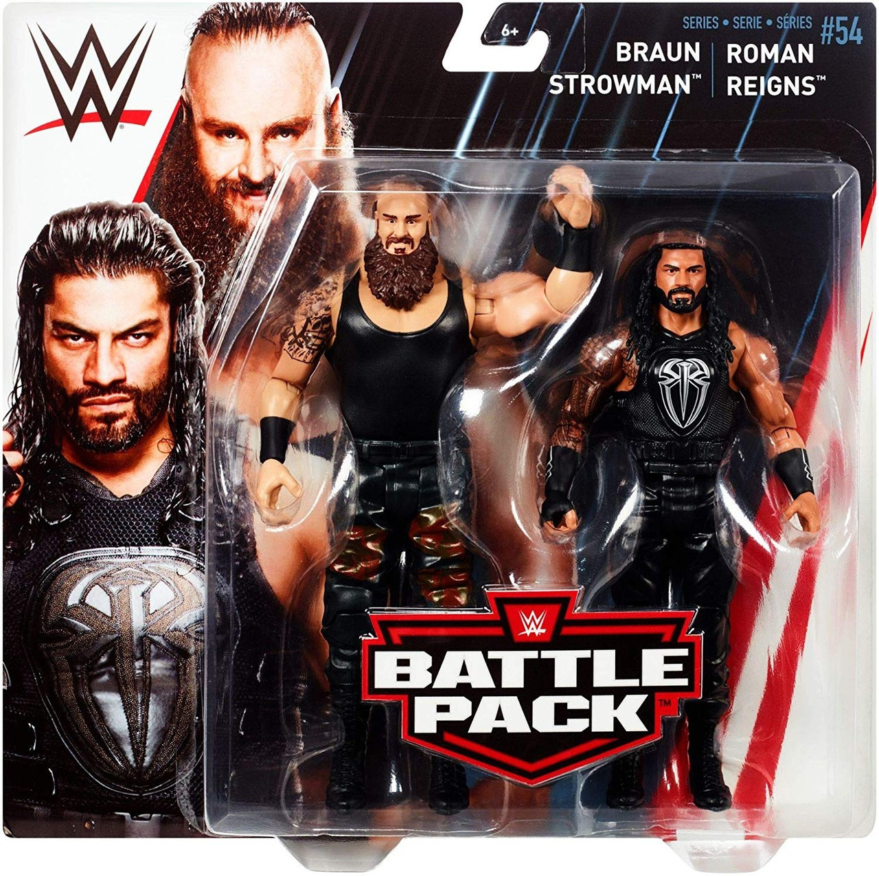 Wwe Wrestling Battle Pack Series 54 Braun Strowman Roman Reigns 6