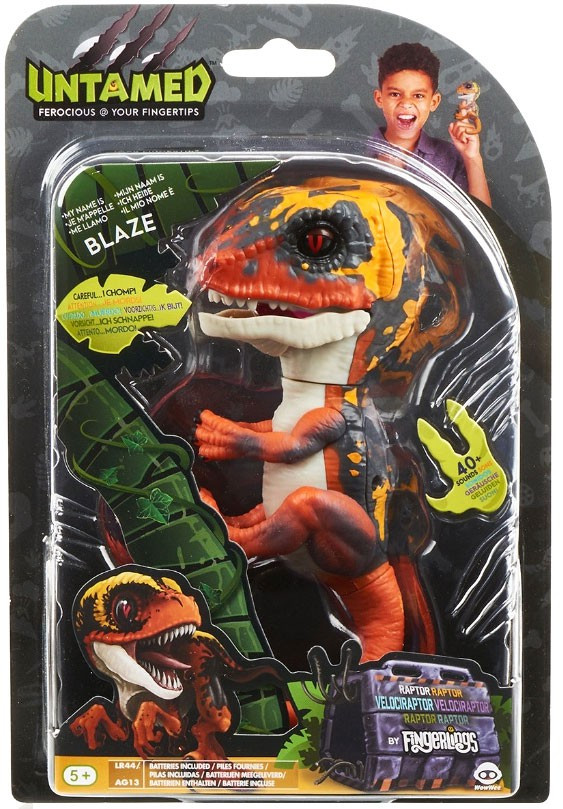 robot dino velociraptor fury fingerlings