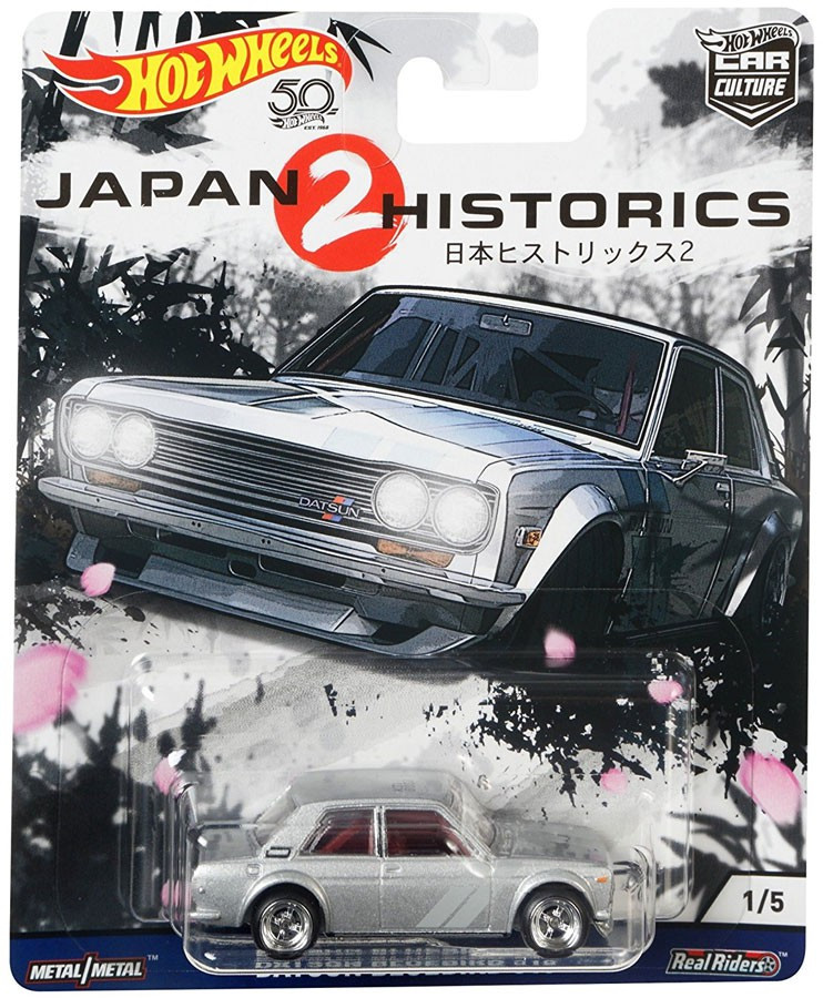 Hot Wheels Car Culture Japan Historics 2 Datsun Bluebird 510 164