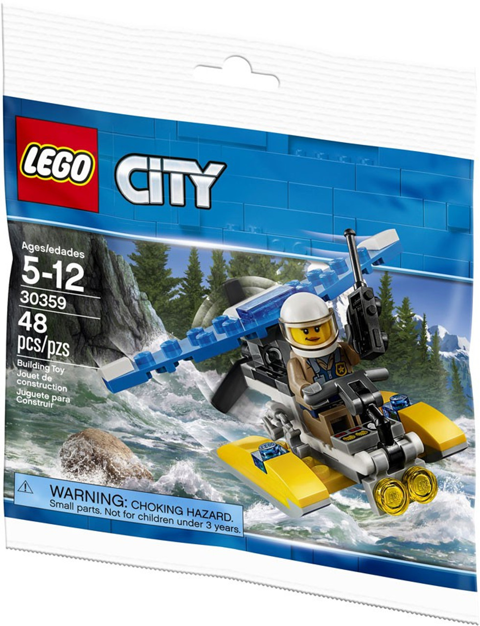 lego city police aeroplane