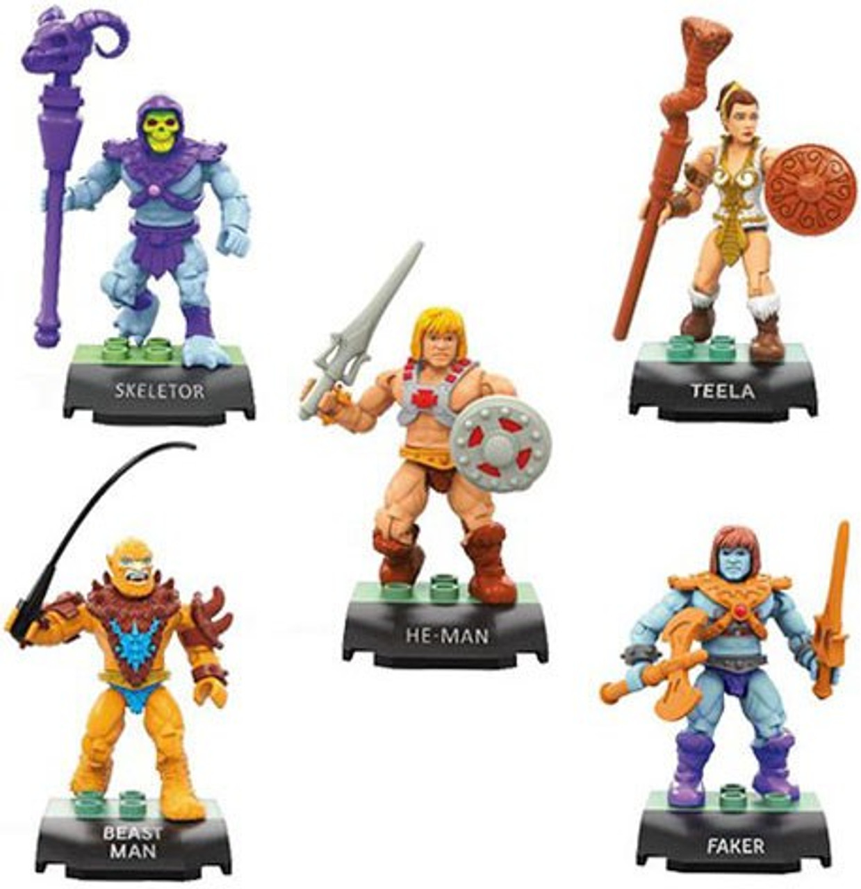 Мини герои. Mega Construx Masters of the Universe. Mega Construx he man. Мастерс оф Юниверс мега Блокс. LEGO Masters of Universe Sets.