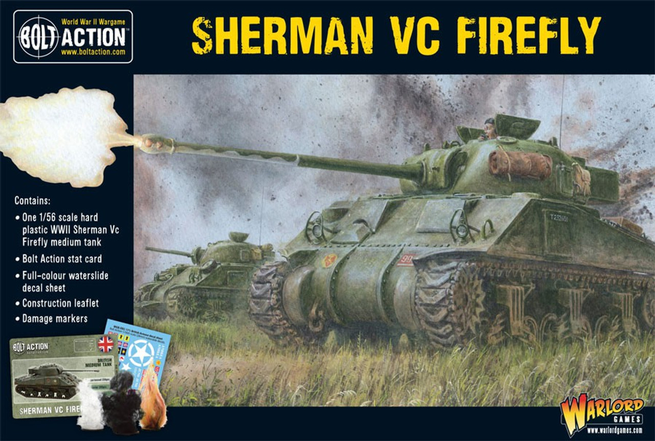 Bolt Action Wwii Wargame Allies Sherman Vc Firefly Miniatures Warlord Games Toywiz - a wild m4 sherman has appeared roblox