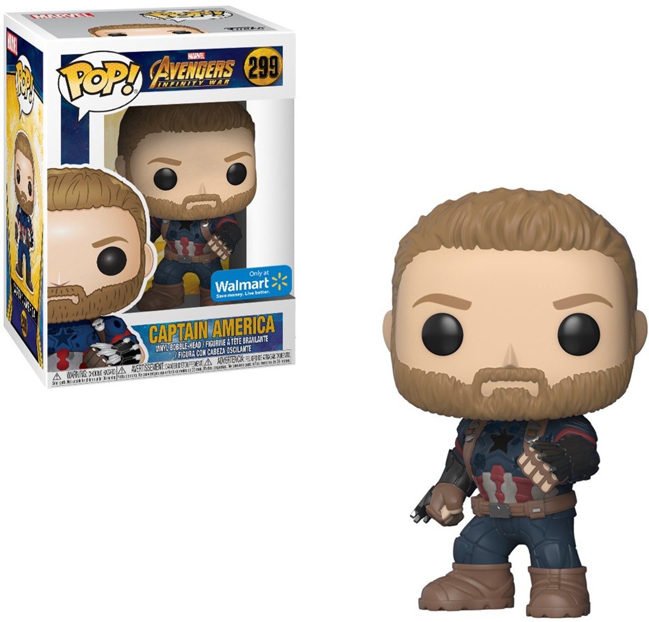 Funko Marvel Avengers Infinity War Pop Marvel Captain America Exclusive Vinyl Figure 299 Avengers Infinity War Toywiz - captain america infinity war roblox