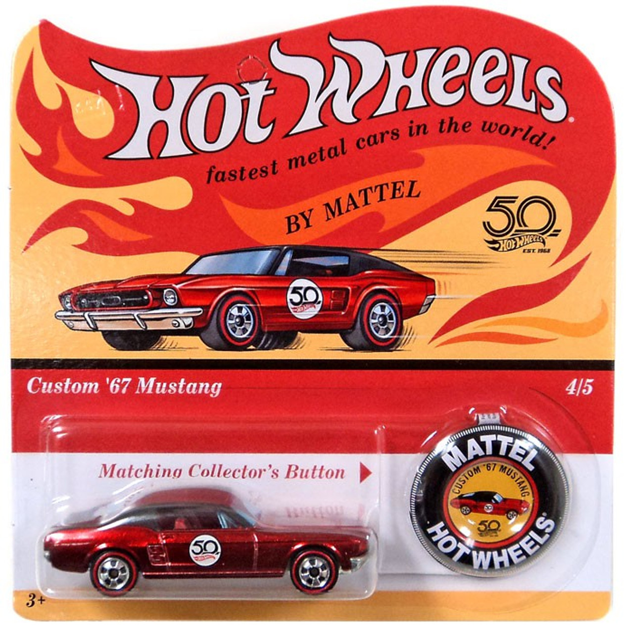 50th anniversary hot wheels car