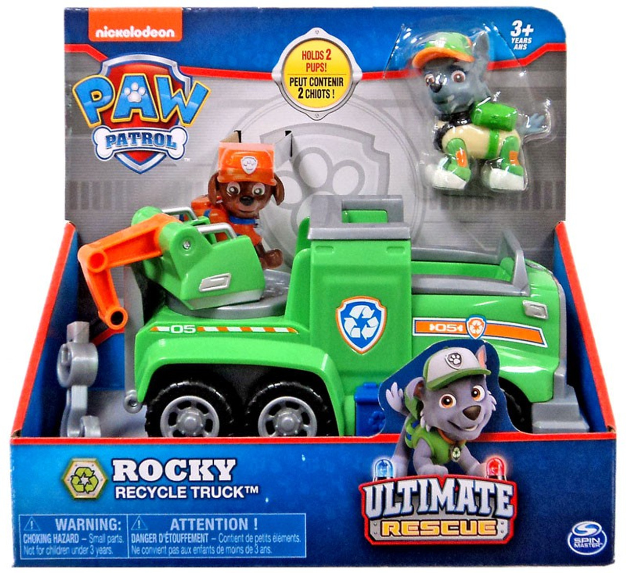 rocky's ultimate rescue recycling truck