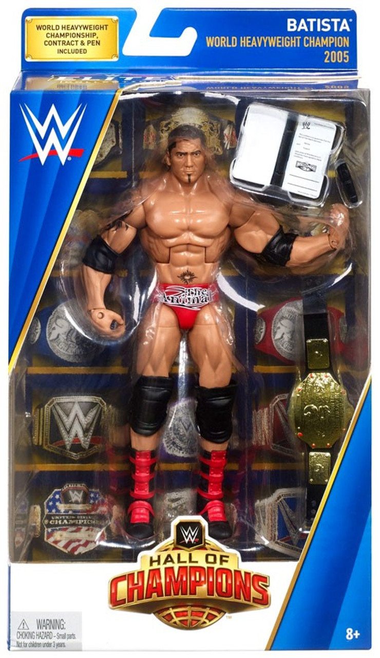 Wwe Wrestling Elite Hall Of Champions Batista Exclusive 6 Action Figure Mattel Toys Toywiz - batista theme roblox