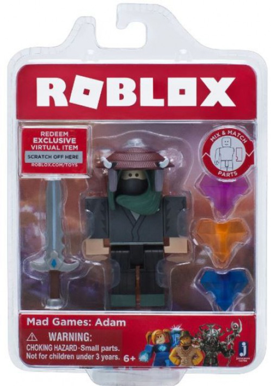 Roblox Mad Games Adam 3 Action Figure Jazwares Toywiz - action figures tv movie video games roblox toys many sets and