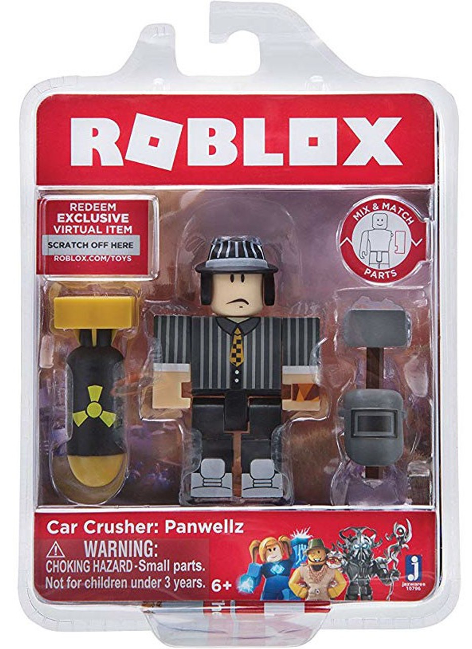Roblox Car Crusher Panwellz 3 Action Figure Jazwares Toywiz - roblox vehicle roblox toys