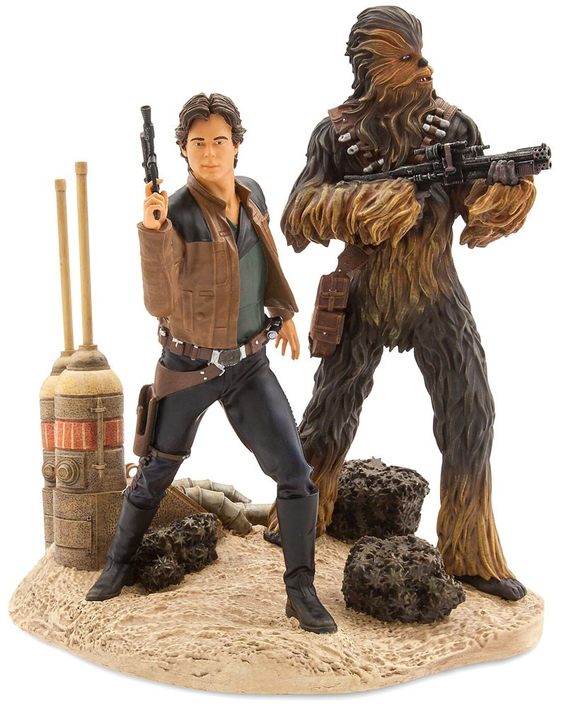 Disney Star Wars Solo Han Solo Chewbacca Exclusive Figurine Statue