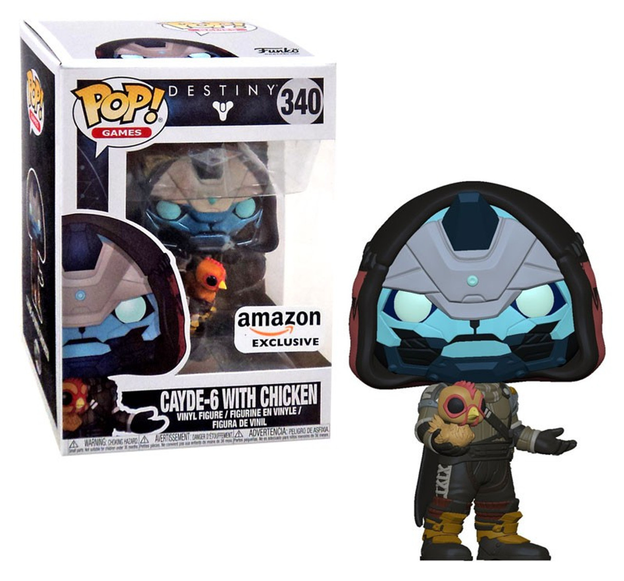 funko pop cayde 6 with chicken