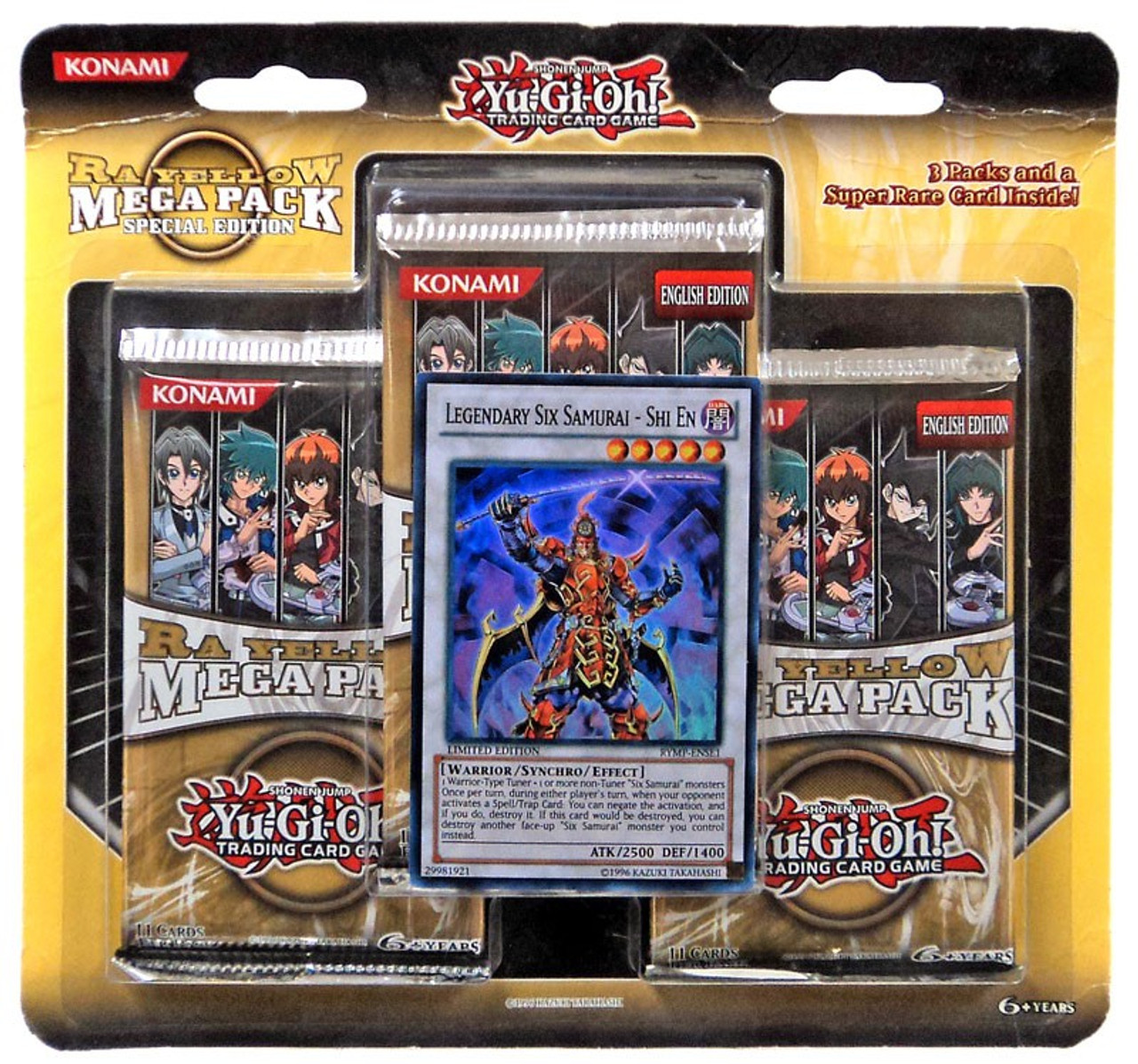 Yugioh Trading Card Game Ra Yellow Mega Pack Special Edition 3 Booster