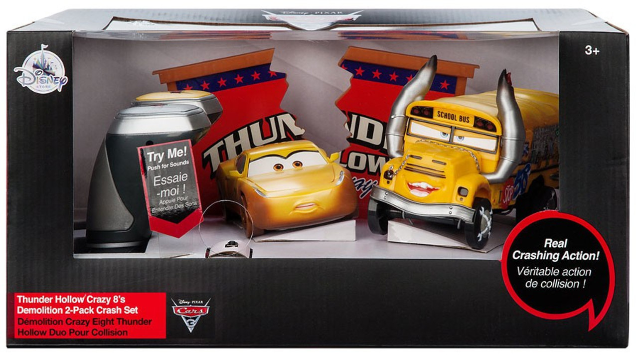 disney cars 3 thunder hollow speedway track set