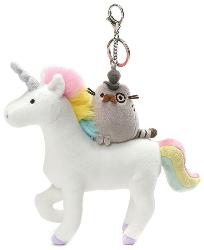Pusheen Fancy Unicorn 8.5 Plush Keychain Gund ToyWiz