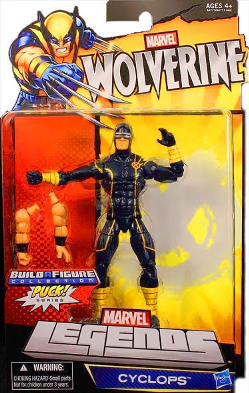Marvel Wolverine Marvel Legends Puck Series Cyclops Exclusive Action Figure Damaged Package Hasbro Toys Toywiz - cyclops 3 roblox
